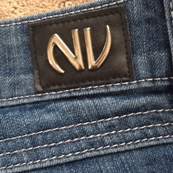 NV Bootcut Jeans w/sequins Sz 11 - Picture 6 of 7